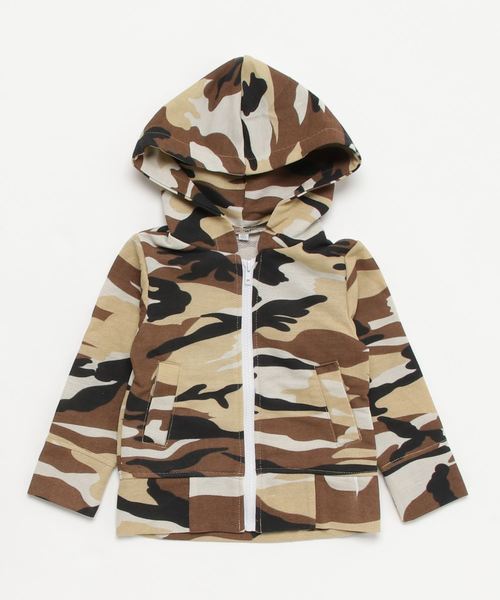 MANGROVE（マングローブ）の「【MANGROVE KIDS】裏毛スウェット　ジップパーカー（パーカー・キッズ・グリーン系カモフラージュ/ホワイト/ピンク/ネイビー/ブラウン系カモフラージュ/オリーブ/グレー系カモフラージュ/杢グレー/ブラック/ホワイト×ネイビー/トップグレー・100/120/110/130/150/140）」の10枚目の写真