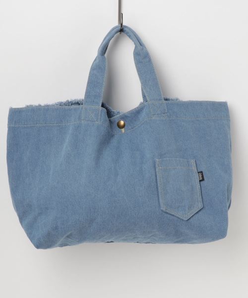 LBC（エルビーシー）の「オーディネリートート L                    （ショルダーバッグ・レディース・ブルー/ライトブルー・FREE）」の7枚目の写真