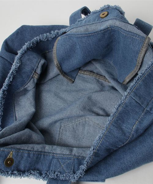 LBC（エルビーシー）の「オーディネリートート L                    （ショルダーバッグ・レディース・ブルー/ライトブルー・FREE）」の5枚目の写真