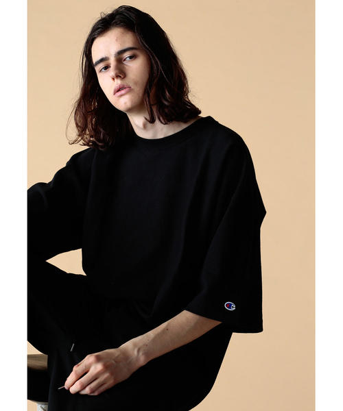 Champion（チャンピオン）の「＜Champion × monkey time＞ REVERSE WEAVE TEE/Tシャツ ◆（Tシャツ/カットソー・メンズ・ホワイト/ブラック・SMALL/MEDIUM/LARGE/X-LARGE）」の2枚目の写真