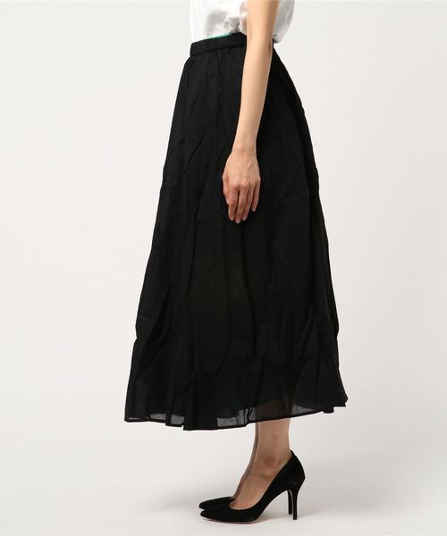 LOWRYS FARM（ローリーズファーム）の「ボイルリバーシブルスカート　786669（スカート・レディース・ブラック/ブラウン/ネイビー・FREE）」の5枚目の写真