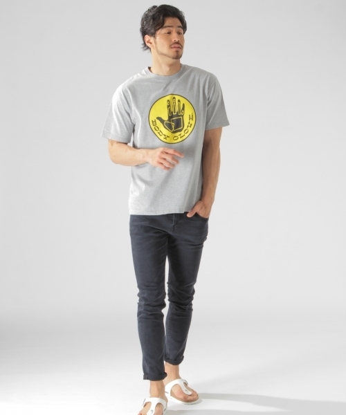 Body Glove（ボディグローブ）の「【BODY GLOVE(ボディグローブ)】HANDロゴ S/S（Tシャツ/カットソー・メンズ・ホワイト/グレー/イエロー・SMALL/MEDIUM/LARGE）」の8枚目の写真