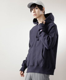 【champion】チャンピオン 12oz リバースウィーブ プルオーバーパーカー フード