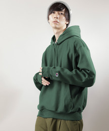 【champion】チャンピオン 12oz リバースウィーブ プルオーバーパーカー フード