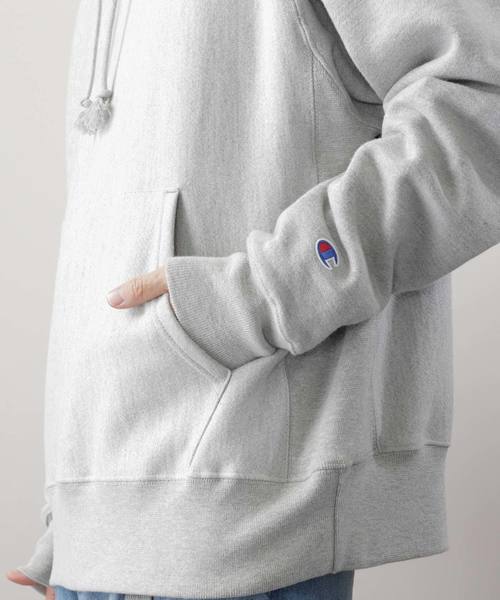 Champion(チャンピオン)の「【champion】チャンピオン 12oz リバースウィーブ プルオーバーパーカー フード(パーカー・メンズ・ブラック/ダークグリーン/グレー/ワイン/ネイビー・M/L/XL)」の15枚目の写真