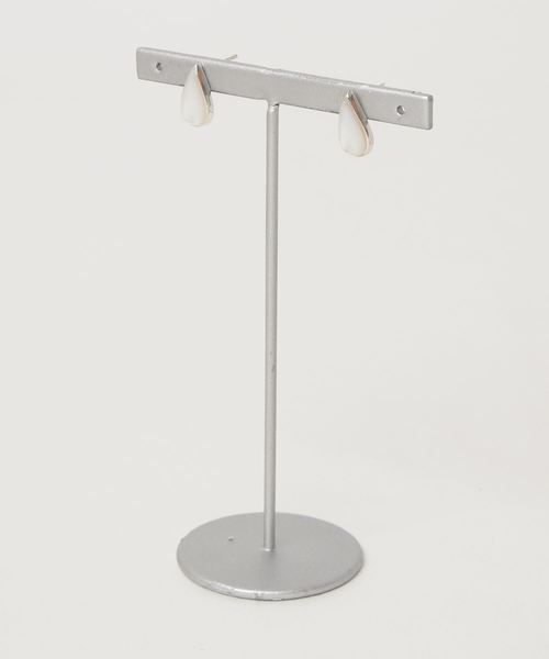 TONE SELECT GOODS（トーンセレクトグッズ）の「【925 SILVER ACC】ティアドロップストーンピアスSV925(OG)（ピアス（両耳用）・レディース・ホワイト/ブラック/ブルー系その他/ブルー系その他2・FREE）」の9枚目の写真