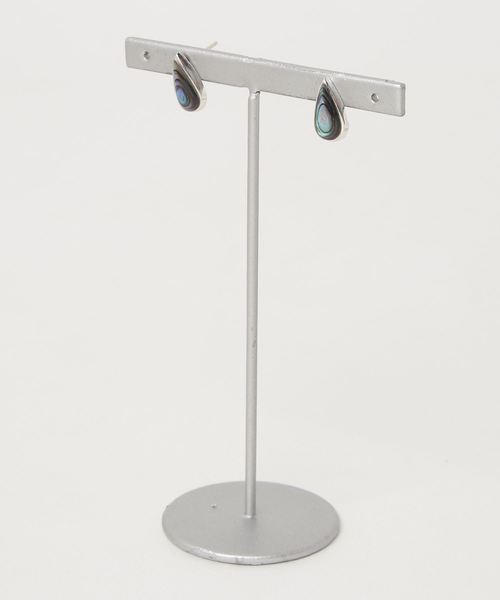 TONE SELECT GOODS（トーンセレクトグッズ）の「【925 SILVER ACC】ティアドロップストーンピアスSV925(OG)（ピアス（両耳用）・レディース・ホワイト/ブラック/ブルー系その他/ブルー系その他2・FREE）」の8枚目の写真