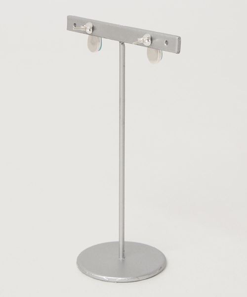TONE SELECT GOODS（トーンセレクトグッズ）の「【925 SILVER ACC】ティアドロップストーンピアスSV925(OG)（ピアス（両耳用）・レディース・ホワイト/ブラック/ブルー系その他/ブルー系その他2・FREE）」の5枚目の写真