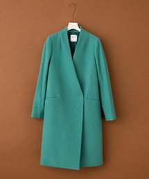 UNITED TOKYO | Ｖネックノーカラーコート(その他アウター)