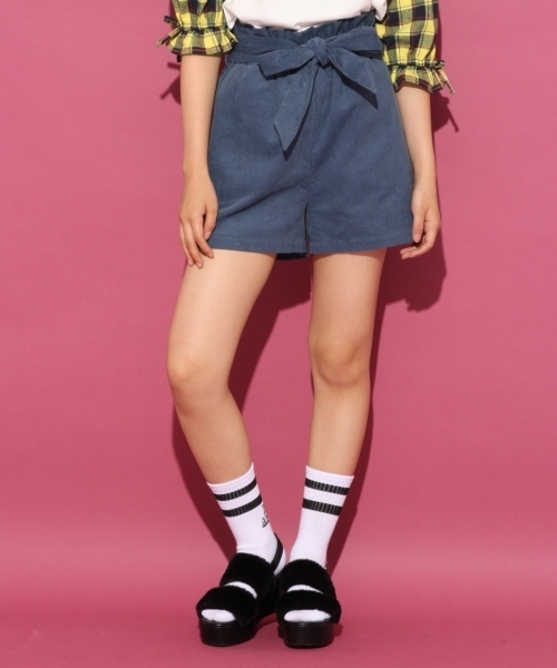 repipi armario（レピピ アルマリオ）の「コーデュロイキュロットショートパンツ（その他パンツ・キッズ・イエロー/ブルー/カーキ・LARGE/X-SMALL/SMALL/MEDIUM）」の7枚目の写真