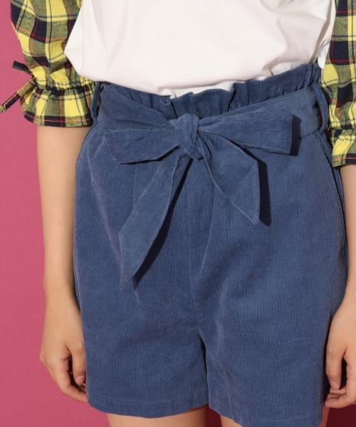 repipi armario（レピピ アルマリオ）の「コーデュロイキュロットショートパンツ（その他パンツ・キッズ・イエロー/ブルー/カーキ・LARGE/X-SMALL/SMALL/MEDIUM）」の10枚目の写真