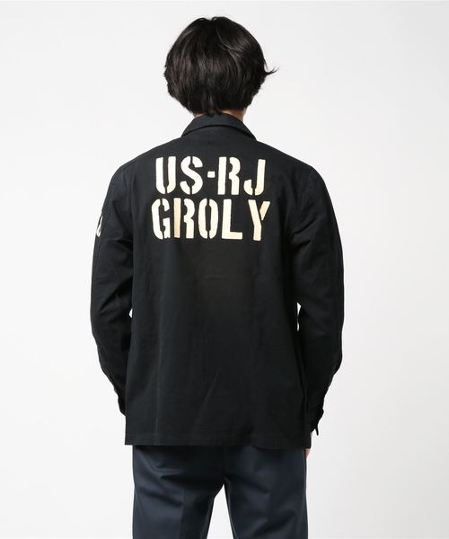 JACKROSE（ジャックローズ）の「へリンボーンミリタリーシャツ 