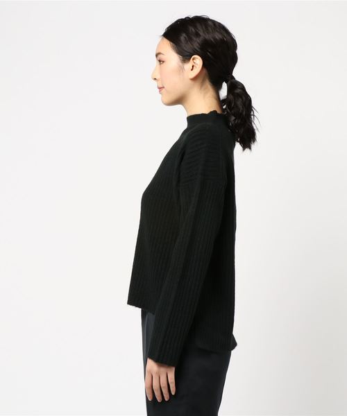 LOWRYS FARM(ローリーズファーム)の「7Gワイドリブプルオーバー 820264(ニット/セーター・レディース・ブラック/ベージュ/オフホワイト/ブルー・FREE)」の7枚目の写真