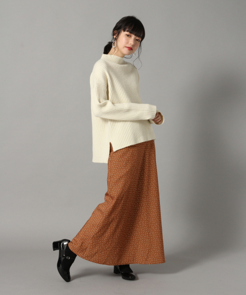 LOWRYS FARM(ローリーズファーム)の「7Gワイドリブプルオーバー 820264(ニット/セーター・レディース・ブラック/ベージュ/オフホワイト/ブルー・FREE)」の13枚目の写真