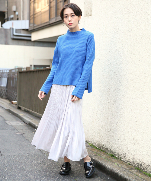 LOWRYS FARM(ローリーズファーム)の「7Gワイドリブプルオーバー 820264(ニット/セーター・レディース・ブラック/ベージュ/オフホワイト/ブルー・FREE)」の17枚目の写真