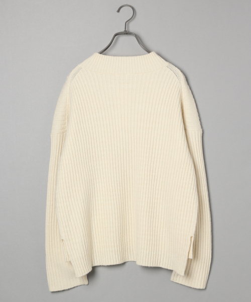 LOWRYS FARM(ローリーズファーム)の「7Gワイドリブプルオーバー 820264(ニット/セーター・レディース・ブラック/ベージュ/オフホワイト/ブルー・FREE)」の12枚目の写真