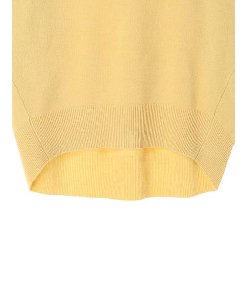 YECCA VECCA（イェッカヴェッカ）の「・オフタートルニットプルオーバー（ニット/セーター・レディース・ブラック/イエロー/アイボリー/ライトパープル・FREE）」の14枚目の写真