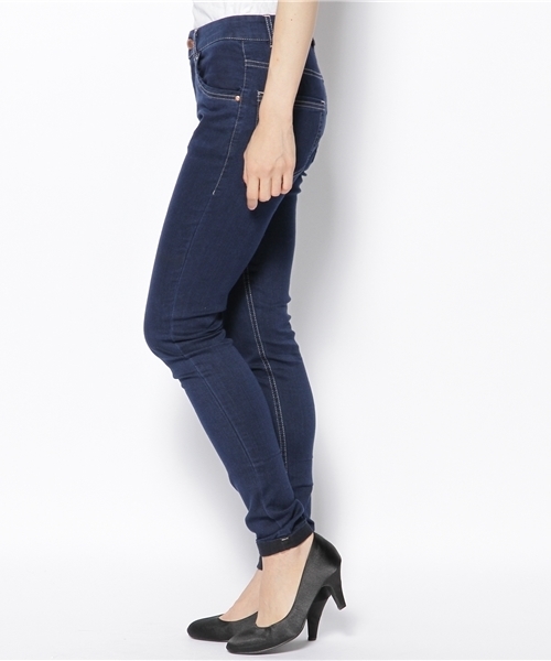 mystic（ミスティック）の「デニムスキニーPT（デニムパンツ・レディース・ネイビー/ブルー/ライトブルー・1/00/0）」の5枚目の写真