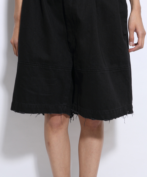 i（アイ）の「クラッシュショートパンツ（その他パンツ・レディース・ホワイト/ブラック・ﾌﾘ-）」の7枚目の写真