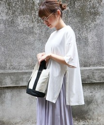 HER CLOSET | 【HERCLOSET】サイドファスナースリットBIGTシャツ(Tシャツ/カットソー)