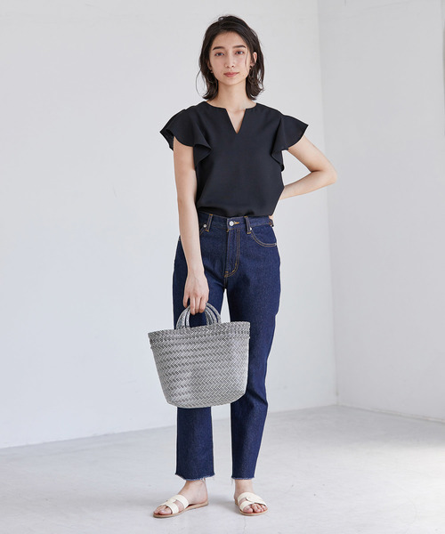 アダムエロペ Adam et Rope フリルブラウス フリルブラウス（シャツ/ブラウス）｜ADAM ET ROPE