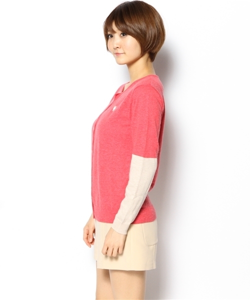 coen(コーエン)の「スラブバイカラーカーディガン(カーディガン/ボレロ・レディース・ネイビー/ピンク/グレー・LARGE/MEDIUM)」の10枚目の写真