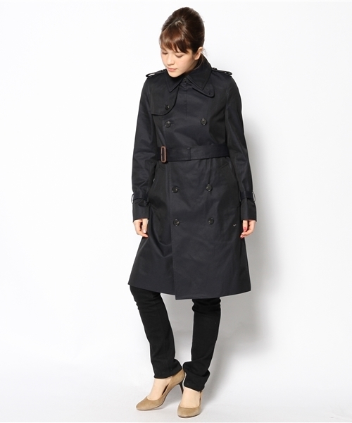 SHIPS for women(シップスフォーウィメン)の「トレンチコート(トレンチコート・レディース・ベージュ/ネイビー・38/36)」の1枚目の写真
