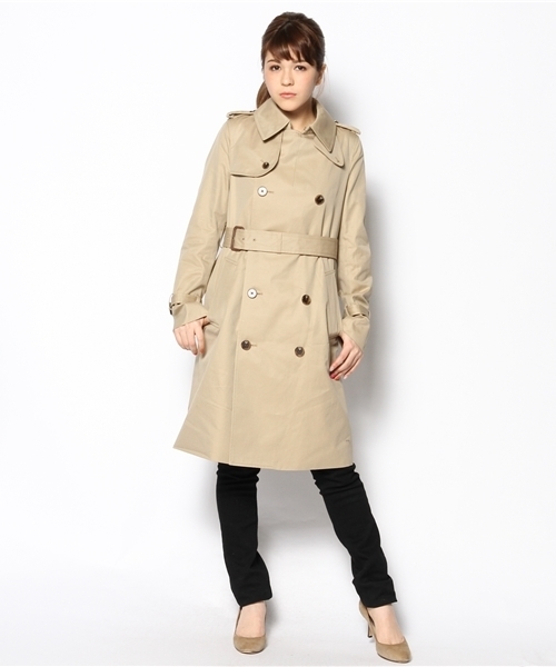 SHIPS for women(シップスフォーウィメン)の「トレンチコート(トレンチコート・レディース・ベージュ/ネイビー・38/36)」の13枚目の写真