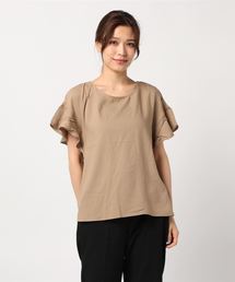 DISCOAT | 袖フリルブラウス(シャツ/ブラウス)