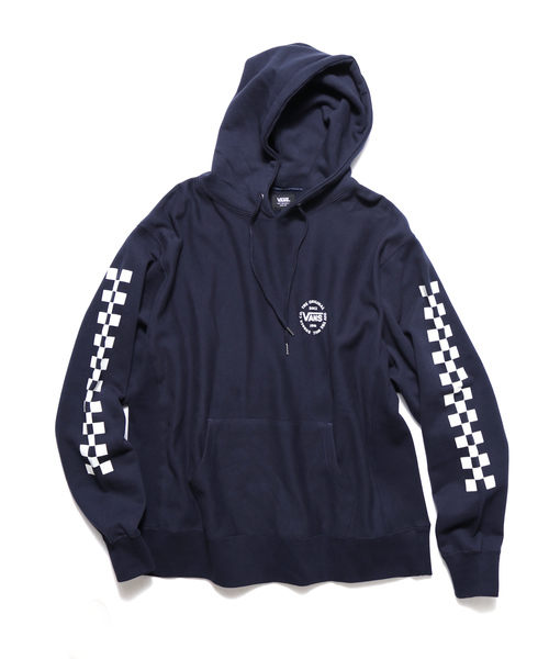 VANS(バンズ)の「VANS/ヴァンズ Checker Pull Over Hoodie(パーカー・メンズ・ネイビー/ブラック/グレー・M/L/XL)」の12枚目の写真