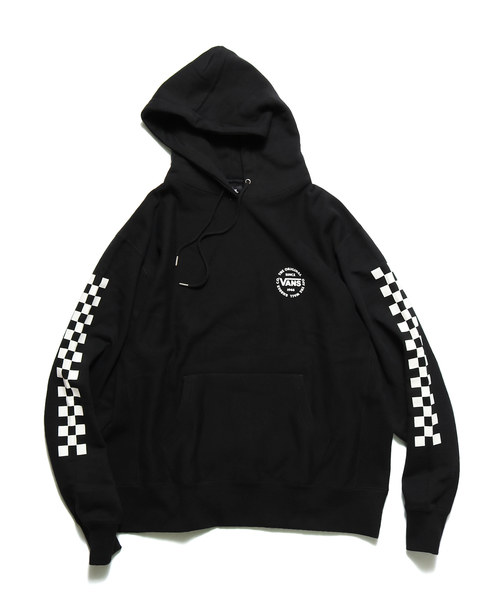 VANS(バンズ)の「VANS/ヴァンズ Checker Pull Over Hoodie(パーカー・メンズ・ネイビー/ブラック/グレー・M/L/XL)」の21枚目の写真