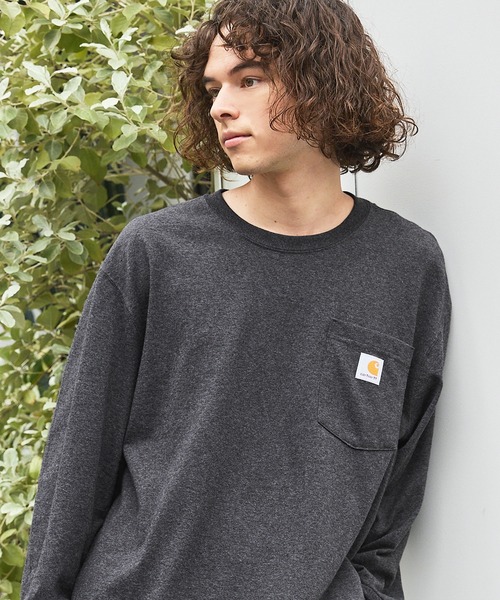 Carhartt�i�J�[�n�[�g�j�́uCarhartt/Workwear Pocket Long Sleeve T-Shirt ����T�V���c ����T �J�b�g�\�[�iT�V���c/�J�b�g�\�[�j�v�b�w�U�[�`���R�[��