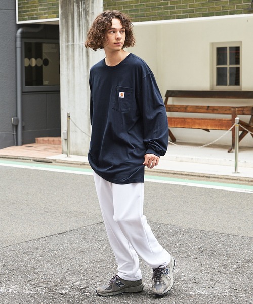 Carhartt カーハートビッグサイズ ワンポイントロゴ 長袖カットソー（Tシャツ/カットソー）｜Carhartt（カーハート）