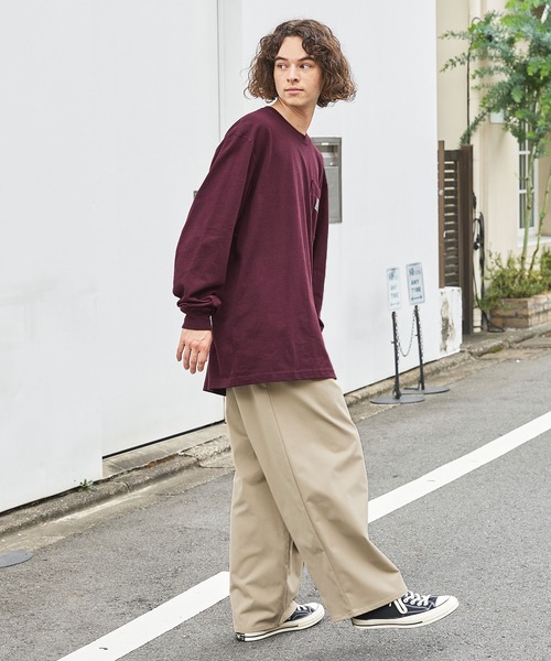 Carhartt カーハートビッグサイズ ワンポイントロゴ 長袖カットソー（Tシャツ/カットソー）｜Carhartt（カーハート）