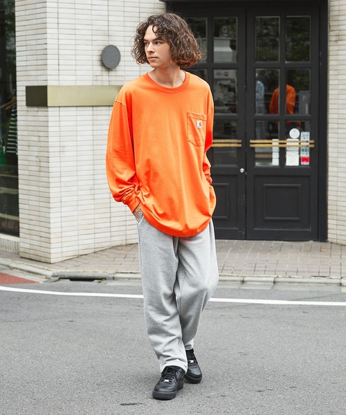 Carhartt カーハートビッグサイズ ワンポイントロゴ 長袖カットソー（Tシャツ/カットソー）｜Carhartt（カーハート）
