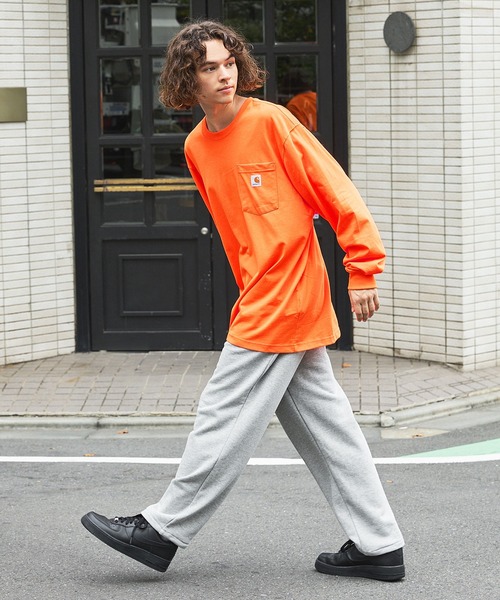 Carhartt カーハートビッグサイズ ワンポイントロゴ 長袖カットソー（Tシャツ/カットソー）｜Carhartt（カーハート）