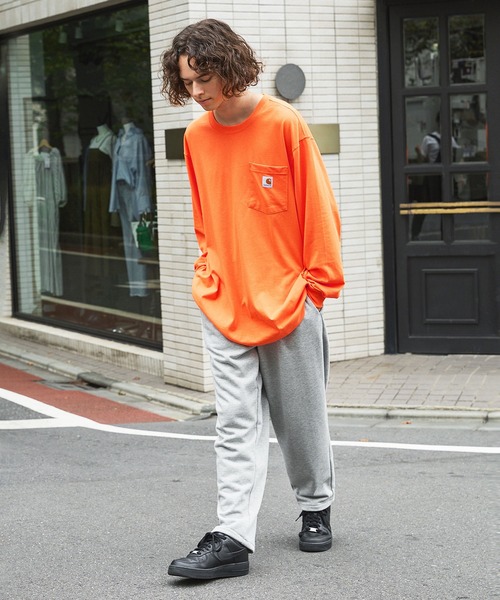 Carhartt カーハートビッグサイズ ワンポイントロゴ 長袖カットソー（Tシャツ/カットソー）｜Carhartt（カーハート）