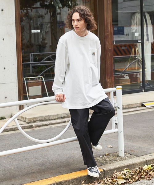 Carhartt カーハートビッグサイズ ワンポイントロゴ 長袖カットソー（Tシャツ/カットソー）｜Carhartt（カーハート）
