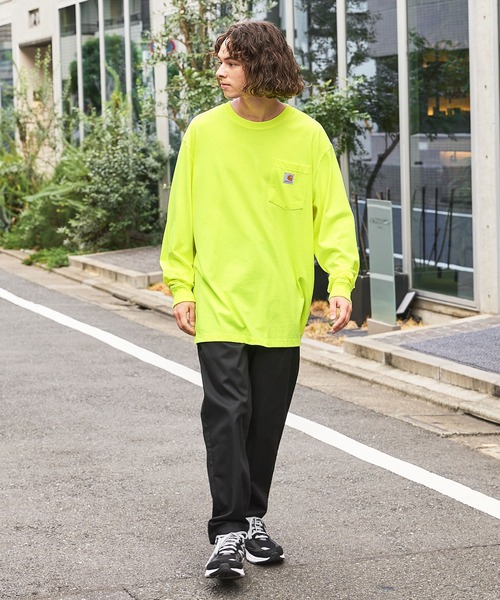 Carhartt カーハートビッグサイズ ワンポイントロゴ 長袖カットソー（Tシャツ/カットソー）｜Carhartt（カーハート）