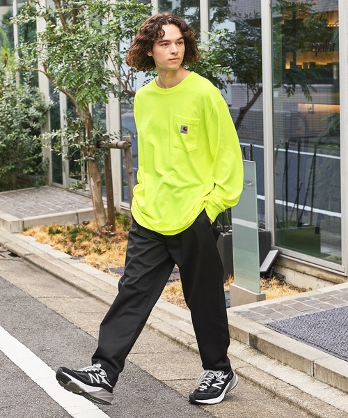Carhartt カーハートビッグサイズ ワンポイントロゴ 長袖カットソー（Tシャツ/カットソー）｜Carhartt（カーハート）