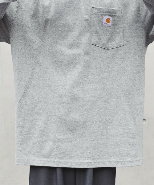 Carhartt カーハートビッグサイズ ワンポイントロゴ 長袖カットソー（Tシャツ/カットソー）｜Carhartt（カーハート）