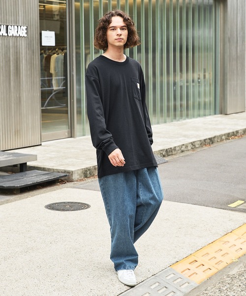 Carhartt カーハートビッグサイズ ワンポイントロゴ 長袖カットソー（Tシャツ/カットソー）｜Carhartt（カーハート）