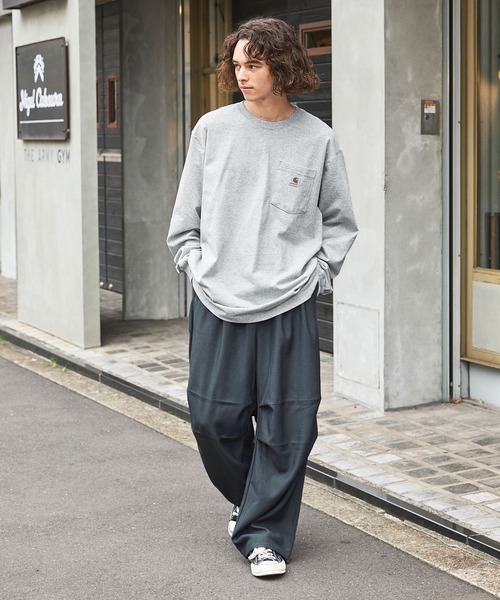 Carhartt カーハートビッグサイズ ワンポイントロゴ 長袖カットソー（Tシャツ/カットソー）｜Carhartt（カーハート）