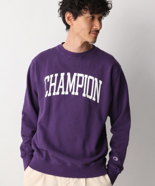 Champion(チャンピオン)の「【Champion】プリントスウェット/835693(スウェット・メンズ・ホワイト/ブラック/ライトパープル・MEDIUM/LARGE/X-LARGE)」の3枚目の写真