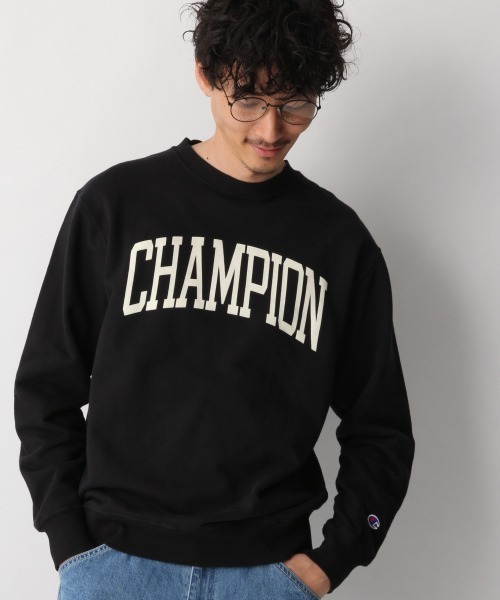 Champion(チャンピオン)の「【Champion】プリントスウェット/835693(スウェット・メンズ・ホワイト/ブラック/ライトパープル・MEDIUM/LARGE/X-LARGE)」の2枚目の写真
