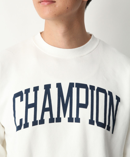 Champion(チャンピオン)の「【Champion】プリントスウェット/835693(スウェット・メンズ・ホワイト/ブラック/ライトパープル・MEDIUM/LARGE/X-LARGE)」の6枚目の写真