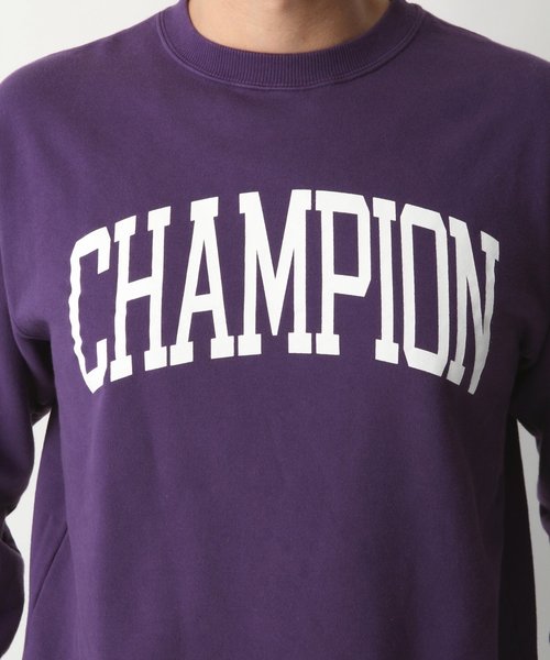 Champion(チャンピオン)の「【Champion】プリントスウェット/835693(スウェット・メンズ・ホワイト/ブラック/ライトパープル・MEDIUM/LARGE/X-LARGE)」の9枚目の写真