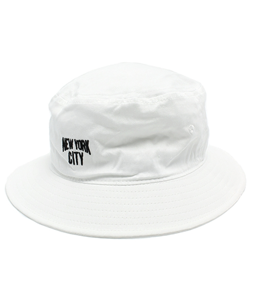 WEGO（ウィゴー）の「WEGO/NEWYORKCITYバケットハット（ハット・メンズ・ホワイト/ブラック/その他1・FREE）」の2枚目の写真