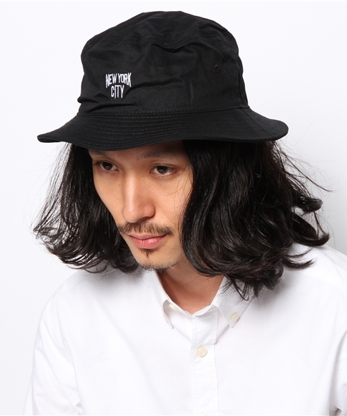 WEGO（ウィゴー）の「WEGO/NEWYORKCITYバケットハット（ハット・メンズ・ホワイト/ブラック/その他1・FREE）」の7枚目の写真