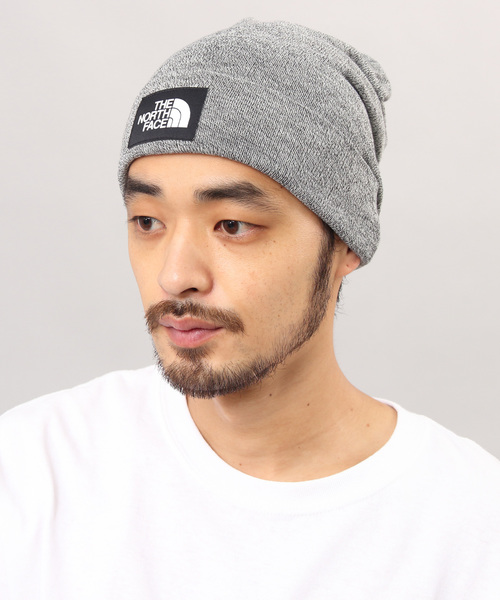 THE NORTH FACE（ザノースフェイス）の「THE NORTH FACE ニット キャップ（ニットキャップ/ビーニー・メンズ・ブラック/パープル/ネイビー/ブルー/ヘザーグレー/ブラウン系その他/レッド系その他/レッド/オレンジ/イエロー/グリーン系その他/カーキ・FREE）」の2枚目の写真